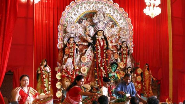 Durga Puja 2023: Delhi's CR Park Celebrates Durga Puja In Full