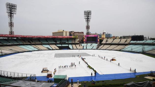 The build-up for the India vs Australia ODI at Eden Gardens has been interrupted by persistent rain over the last one week. (AFP) The build-up for the India vs Australia ODI at Eden Gardens has been interrupted by persistent rain over the last one week. (AFP)