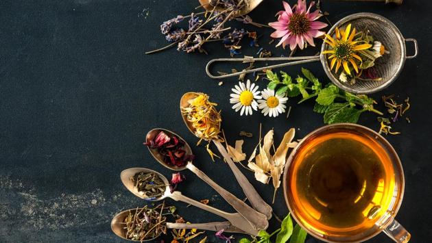 Wildflowers and various herbs for herbal tea.(iStock)