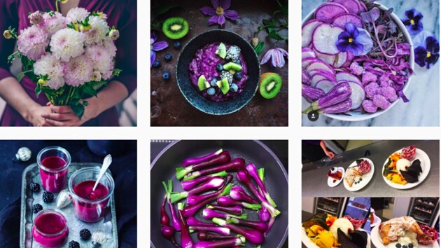 Purple food is a top food trend on Instagram too.(Instagram.com)