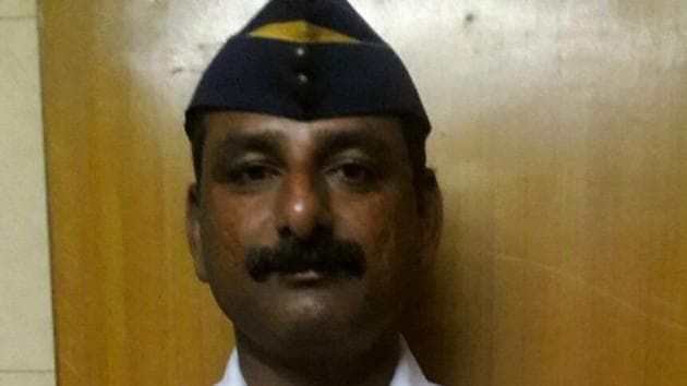 Police constable Sanjay Rane. (HT) Police constable Sanjay Rane. (HT)