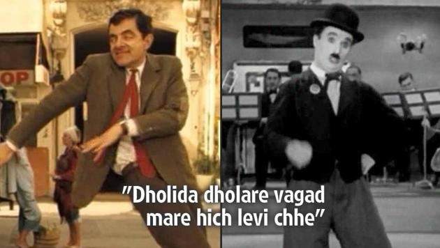 This Navratri, watch Charlie Chaplin and Mr Bean play garba to Gujarati music - Hindustan Times This Navratri, watch Charlie Chaplin and Mr Bean play garba to Gujarati music - Hindustan Times