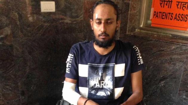 Maninder Singh, a friend of victim, Gurmeet Singh, alleged that he was told by Delhi cops not to call it a murder but a simple accident, instead. (Photo: Sourced) Maninder Singh, a friend of victim, Gurmeet Singh, alleged that he was told by Delhi cops not to call it a murder but a simple accident, instead. (Photo: Sourced)