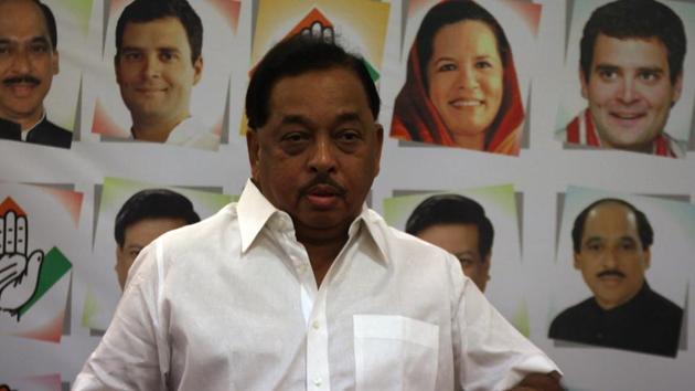 Senior Congress leader Narayan Rane during a press conference in Mumbai in September 2014. (Kunal Patil/HT File Photo) Senior Congress leader Narayan Rane during a press conference in Mumbai in September 2014. (Kunal Patil/HT File Photo)