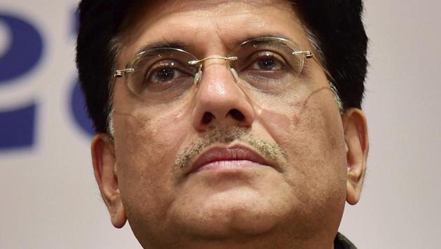 Railway minister Piyush Goyal during a meeting in Bengaluru. (PTI File) Railway minister Piyush Goyal during a meeting in Bengaluru. (PTI File)