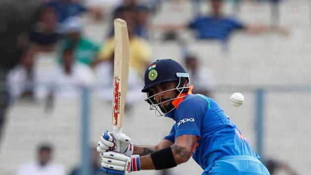 Virat Kohli was given good company and the pair put on a solid partnership. (BCCI) Virat Kohli was given good company and the pair put on a solid partnership. (BCCI)