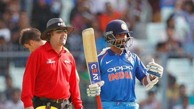 Ajinkya Rahane scored his 20th fifty and this knock has increased the competition for places in the Indian team. (BCCI) Ajinkya Rahane scored his 20th fifty and this knock has increased the competition for places in the Indian team. (BCCI)