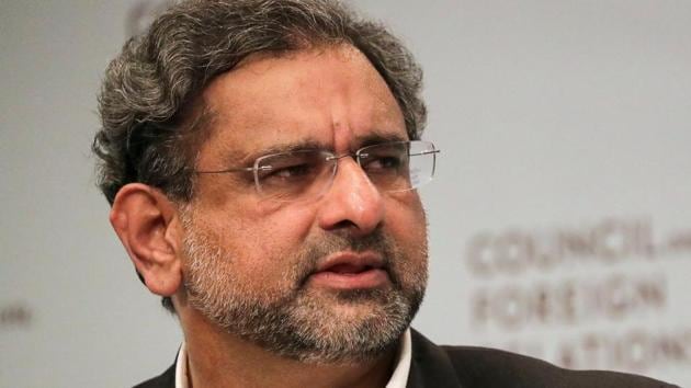 Pakistani Prime Minister Shahid Khaqan Abbasi answers a question during the panel discussion with the Council on Foreign Relations in Manhattan, New York. (REUTERS) Pakistani Prime Minister Shahid Khaqan Abbasi answers a question during the panel discussion with the Council on Foreign Relations in Manhattan, New York. (REUTERS)