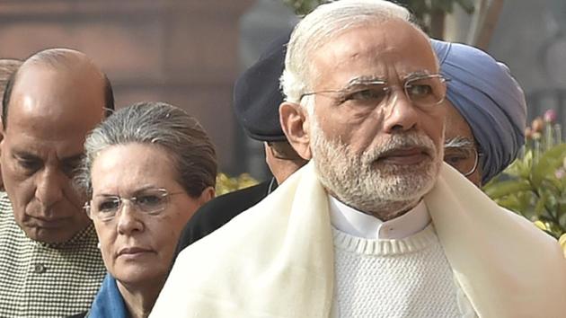 Congress president Sonia Gandhi (left) and Prime Minister Narendra Modi. (HT file photo) Congress president Sonia Gandhi (left) and Prime Minister Narendra Modi. (HT file photo)