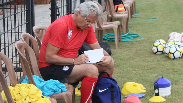 Luis Norton de Matos, 63, was appointed as coach after Nicolai Adam was sacked in February 2017. (AIFF) 