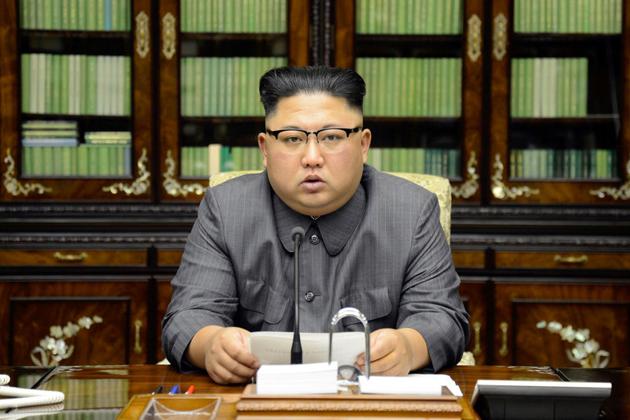 North Korea's leader Kim Jong Un responds to US President Donald Trump's speech at the UN General Assembly.(Reuters)