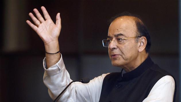Union finance minister Arun Jaitley addresses the 70th Annual General Meeting of Indian Banks Association (IBA), in Mumbai. (PTI Photo) Union finance minister Arun Jaitley addresses the 70th Annual General Meeting of Indian Banks Association (IBA), in Mumbai. (PTI Photo)