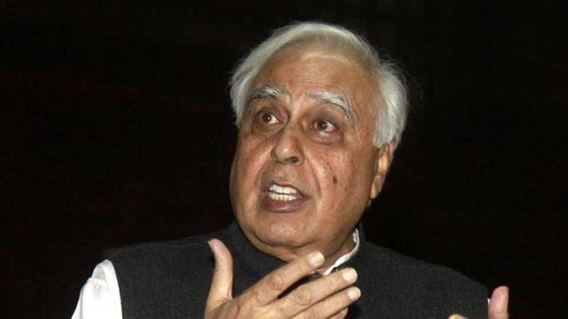 senior Congress leader Kapil Sibal.(File)