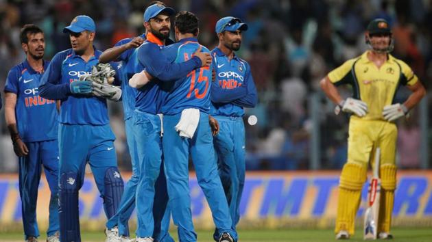 The Virat Kohli-led Indian cricket team has a 2-0 lead in the series, going into the third ODI against Australia in Indore.(Reuters)