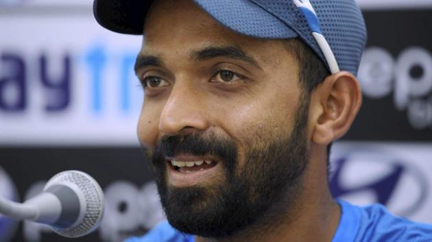 Ajinkya Rahane spoke to the press ahead of the third ODI against Australia. (PTI) Ajinkya Rahane spoke to the press ahead of the third ODI against Australia. (PTI)