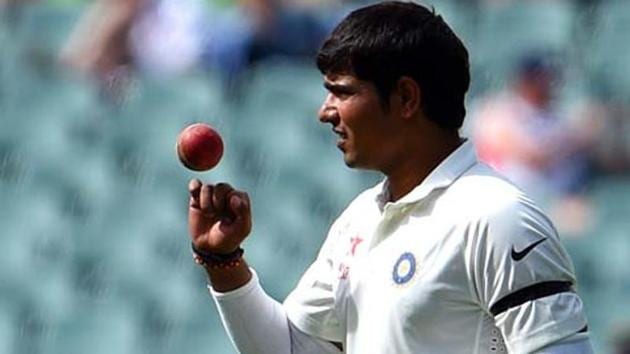 Karn Sharma took 4/58 as India A dismissed New Zealand A for 147 in the first innings of their unofficial Test match.(AFP)
