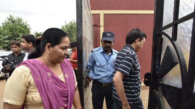 Portable cabins were installed near the gate to check the entry of non-teaching staff into the school. Parents had refused to send their children if the same toilets were used by the students and non-teaching staff. (Sanjeev Verma/HT PHOTO) Portable cabins were installed near the gate to check the entry of non-teaching staff into the school. Parents had refused to send their children if the same toilets were used by the students and non-teaching staff. (Sanjeev Verma/HT PHOTO)