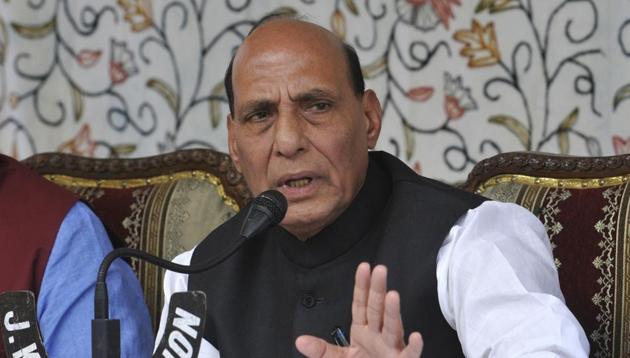 Home minister Rajnath Singh will visit Sino-Indian border area in Uttarakhand.(HT File Photo)
