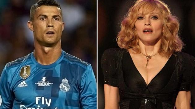 Cristiano Ronaldo made a request to Madonna over phone.(Getty Images)