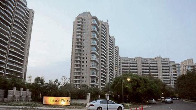 The man jumped from his uncle’s residence in DLF Magnolias. (HT File Photo) The man jumped from his uncle’s residence in DLF Magnolias. (HT File Photo)