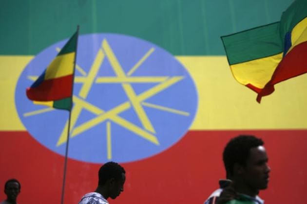 File photo of Ethiopian flag.(AFP)
