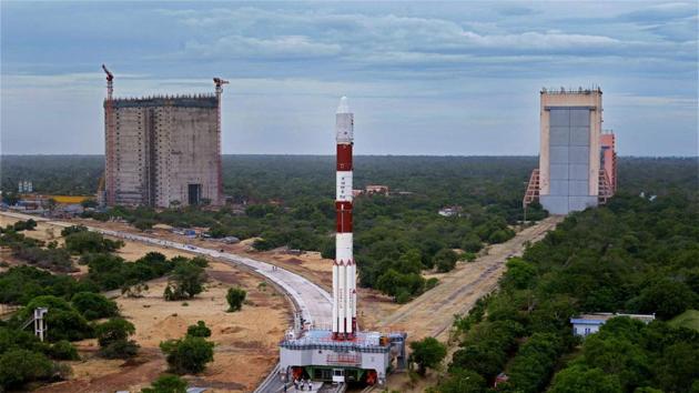 File photo of countdown for the launch of India's eighth navigation satellite IRNSS-1H at Sriharikota last month.(PTI)
