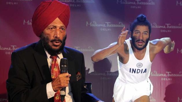 Milkha Singh will be among 50 famous personalities from various walks of life whose wax figures will be displayed. (Keshav Singh/Hindustan Times) Milkha Singh will be among 50 famous personalities from various walks of life whose wax figures will be displayed. (Keshav Singh/Hindustan Times)