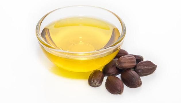 Jojoba oil is actually a liquid wax that forms around the seeds of the plant.(Shutterstocl)