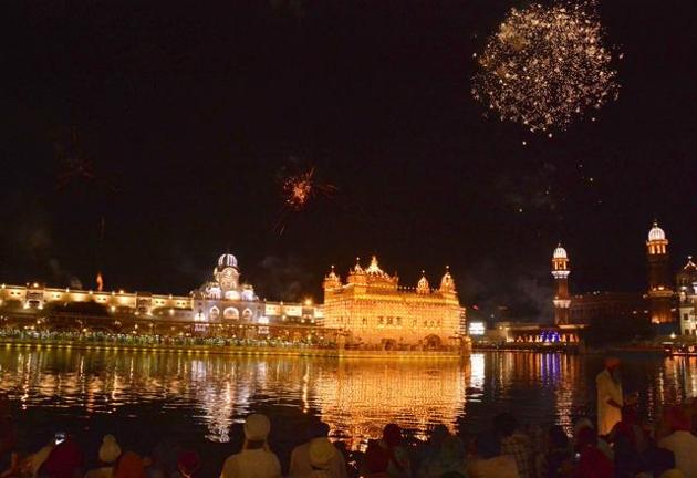 So far, the SGPC has illuminated the Golden Temple and conducted fireworks. (HT File)