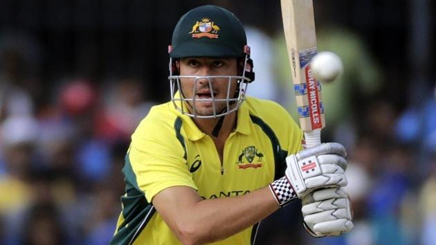 Australian cricket team player Marcus Stoinis bats during the third ODI against India in Indore. (AP) Australian cricket team player Marcus Stoinis bats during the third ODI against India in Indore. (AP)