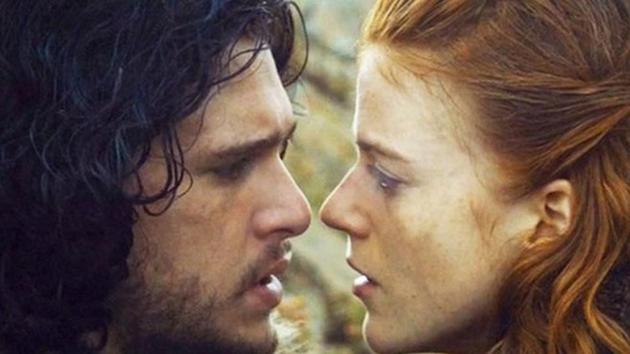 Kit Harington and Rose Leslie began dating while shooting for Game of Thrones.