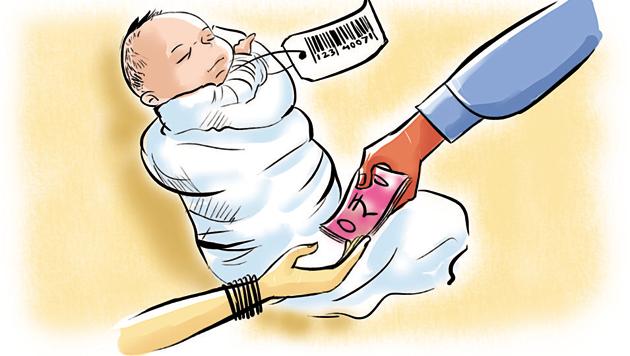 The police has already booked an autorickshaw driver and his wife who sold their seven-day-old baby to the accused for Rs20,000. (Pic for Representation) The police has already booked an autorickshaw driver and his wife who sold their seven-day-old baby to the accused for Rs20,000. (Pic for Representation)