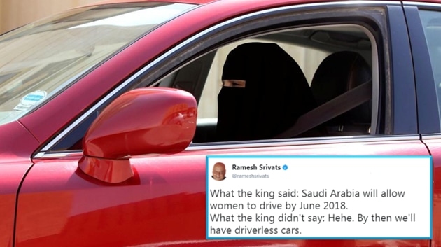 A woman driving on Riyadh streets(File photo)