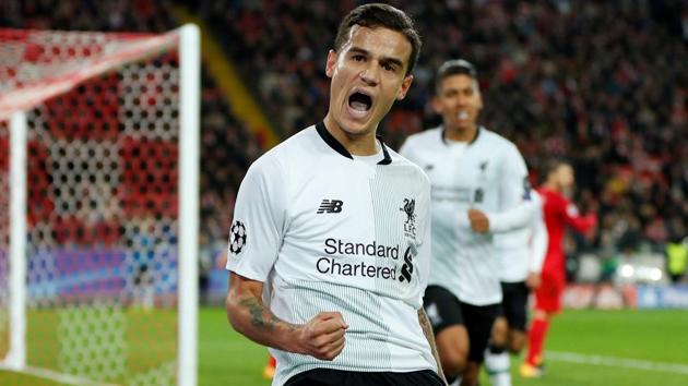 Liverpool were held to a 1-1 draw by Spartak Moscow in their Champions League Group E clash on Tuesday night. Philippe Coutinho (in pic) scored the only goal for The Reds. (Action Images via Reuters) Liverpool were held to a 1-1 draw by Spartak Moscow in their Champions League Group E clash on Tuesday night. Philippe Coutinho (in pic) scored the only goal for The Reds. (Action Images via Reuters)