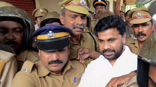 One day after his release on bail in October 2017, Dileep, one of the accused in the rape of an actress, was reinstated as president of the body of film exhibitors.(PTI)