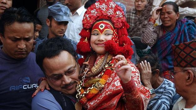 Nepal Names 3 Year Old As New ‘living Goddess Of Kathmandu World 