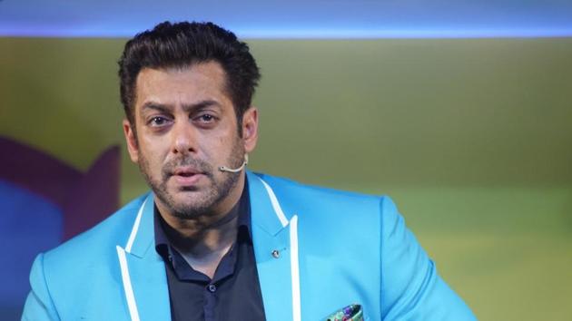 Actor Salman Khan during the launch of Bigg Boss Season 11 in Mumbai on Sept 26, 2017.(IANS)