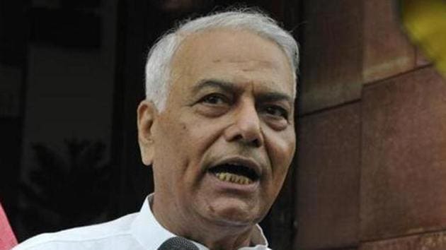 File photo of former finance minister Yashwant Sinha.