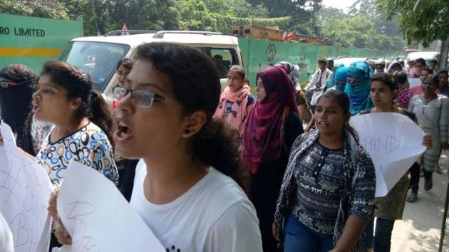 According to University Grants Commission (UGC) data, one-fourth of all sexual harassment cases in India were reported from campuses in Uttar Pradesh. (HT Photo) According to University Grants Commission (UGC) data, one-fourth of all sexual harassment cases in India were reported from campuses in Uttar Pradesh. (HT Photo)