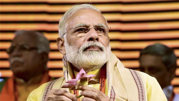 Prime Minister Narendra Modi at BJP's national executive meeting. Prime Minister Modi has set up an economic advisory council headed by Bibek Debroy (PTI) Prime Minister Narendra Modi at BJP's national executive meeting. Prime Minister Modi has set up an economic advisory council headed by Bibek Debroy (PTI)