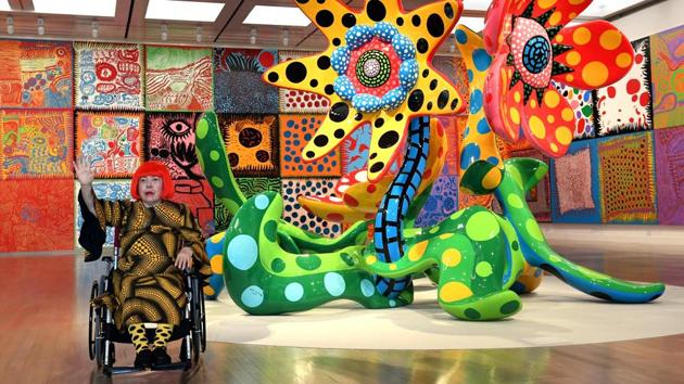 Reuters visits Yayoi Kusama in her studio ahead of the opening of the Yayoi  Kusama Museum in Tokyo