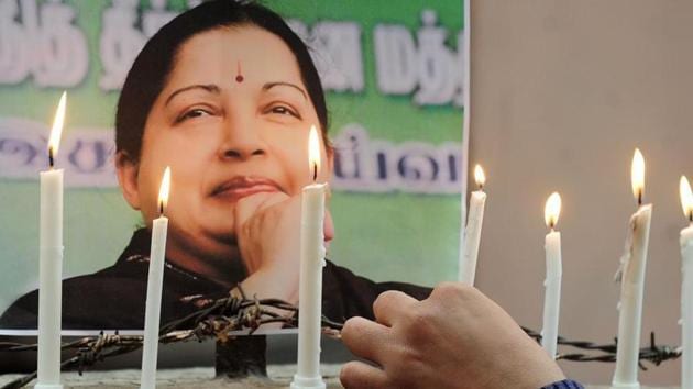 Opposition parties in Tamil Nadu continue to attack government over the death of former chief minister J Jayalalithaa last year.(AFP Photo)