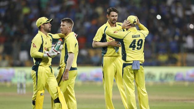 David Warner’s ton and a solid show from Kane Richardson and Co. helped Australian cricket team beat India by 21 runs in the fourth ODI at the M Chinnaswamy Stadium. Catch full cricket score of India vs Australia, 4th ODI here (BCCI) David Warner’s ton and a solid show from Kane Richardson and Co. helped Australian cricket team beat India by 21 runs in the fourth ODI at the M Chinnaswamy Stadium. Catch full cricket score of India vs Australia, 4th ODI here (BCCI)