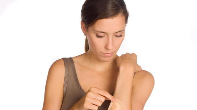 Take a tablespoon of salt, add a few drops of lemon juice and a few drops of honey. Mix it well and scrub your dark patches. It will not only provide you relief from dark patches but also give you soft skin. (Shutterstock) Take a tablespoon of salt, add a few drops of lemon juice and a few drops of honey. Mix it well and scrub your dark patches. It will not only provide you relief from dark patches but also give you soft skin. (Shutterstock)