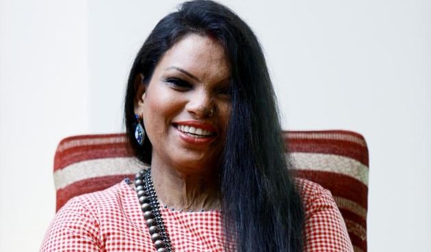 Mamta is an acid attack surviver who is helping other survivors start their lives from scratch (Photo: Amal KS/HT) Mamta is an acid attack surviver who is helping other survivors start their lives from scratch (Photo: Amal KS/HT)
