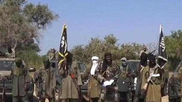 A file photo of Boko Haram militants.(AFP)