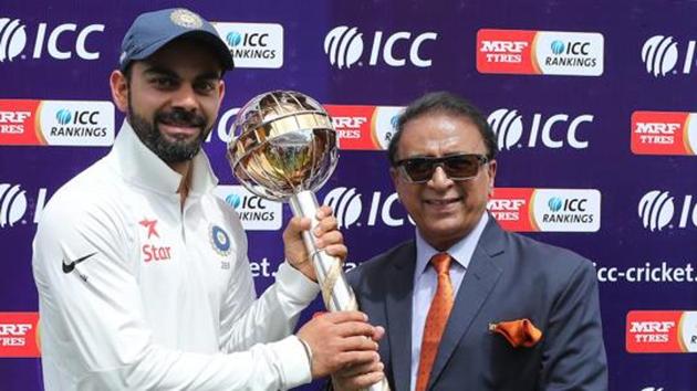 Virat Kohli’s way of leading the Indian cricket team has impressed batting legend Sunil Gavaskar.(BCCI)