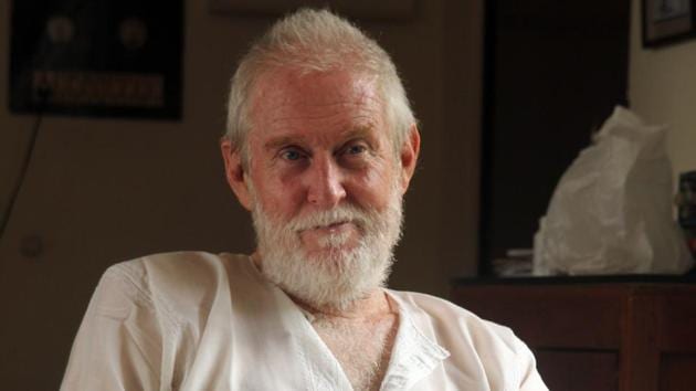 Actor Tom Alter at YMCA Mumbai central in Mumbai in May 2015.(HT File Photo)