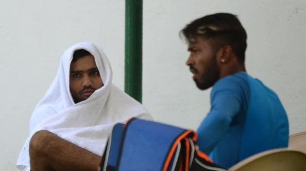 Hardik Pandya and Rohit Sharma have hit a total of 21 sixes in the series so far. (AFP) Hardik Pandya and Rohit Sharma have hit a total of 21 sixes in the series so far. (AFP)