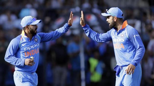 Live streaming of India vs Australia, 5th ODI was available online. Riding on Rohit Sharma’s century, India beat Australia by seven wickets to clinch series 4-1.(AP)